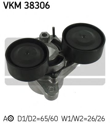 VKM 38306 SKF Натяжний ролик1